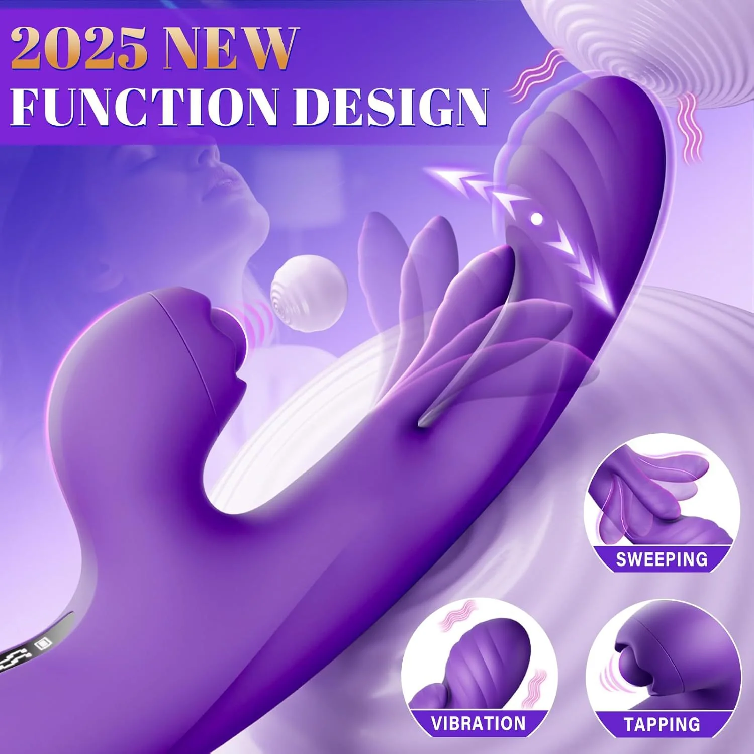 App-Controlled Digital Display G-Spot Vibrator — product detail