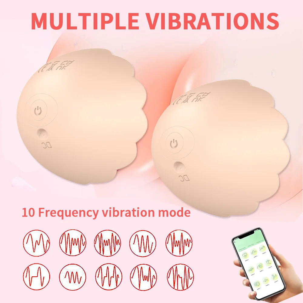 App-Controlled Vibrating Nipple Stimulator — product detail