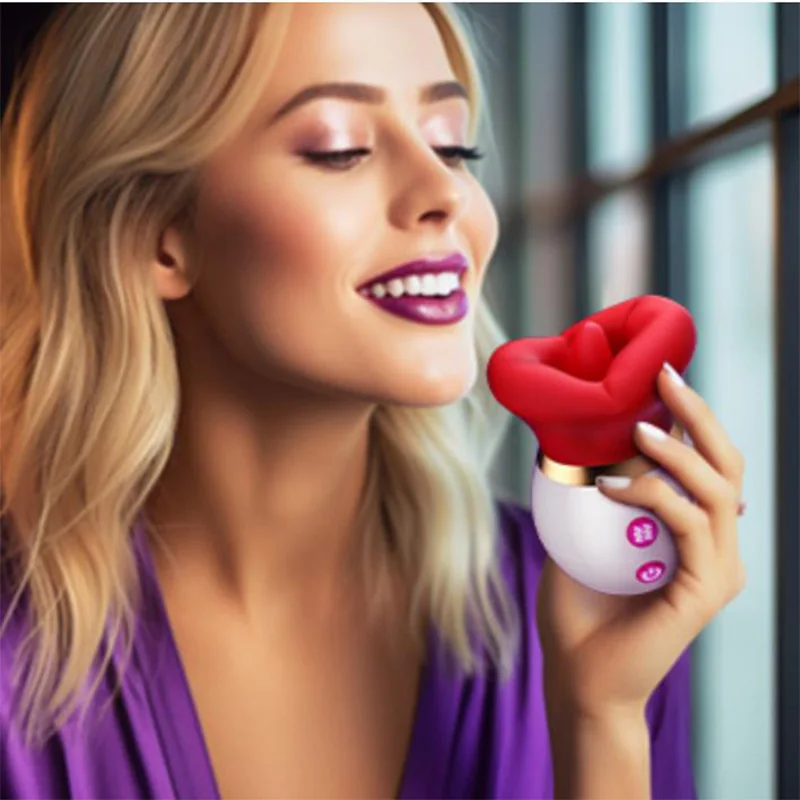 Tongue-Style Licking, Suction and Vibrating Adult Toy for Women — product detail