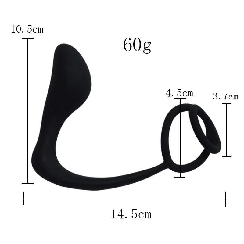 Double-Ring Anal, G-Spot & Prostate Stimulator — product detail