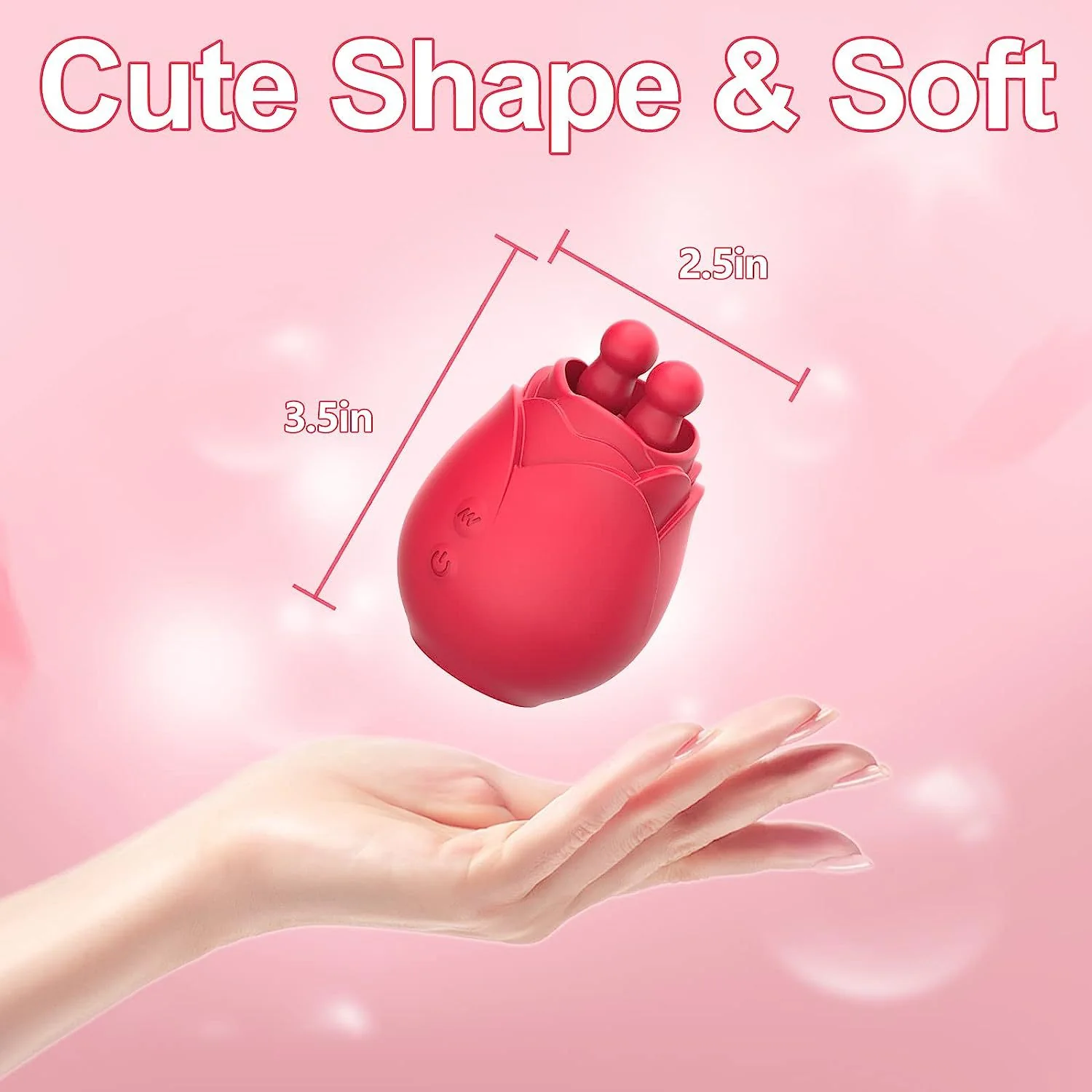 Rose-Style Dual-Tongue Vibrator — product detail