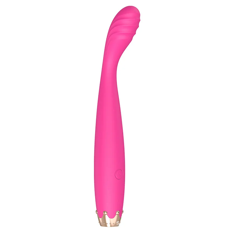 Women's Crown-Detail USB Rechargeable Vibrator, 10 Modes — product detail