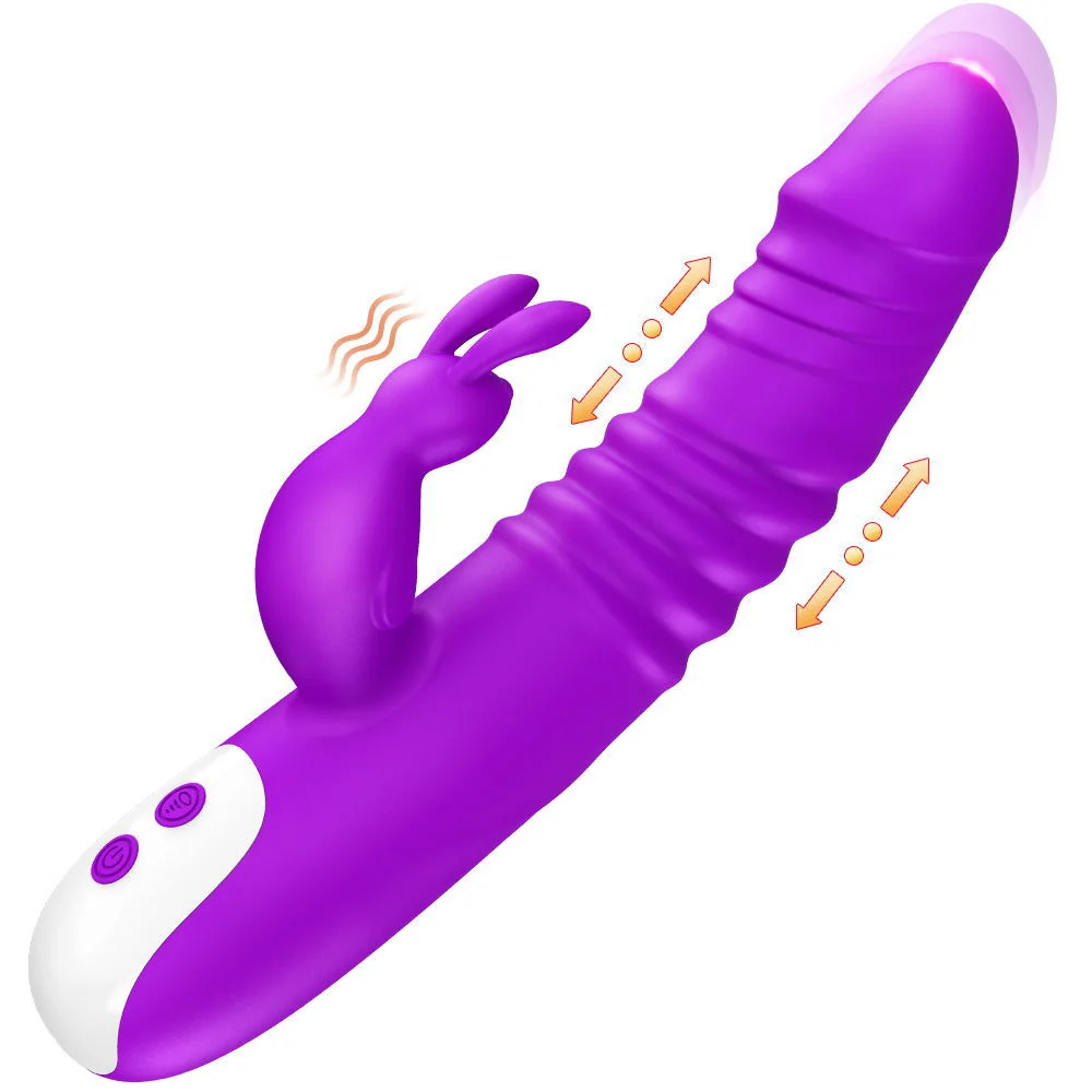 Women's Rabbit Vibrator and G-Spot Massager, 21.5 cm
