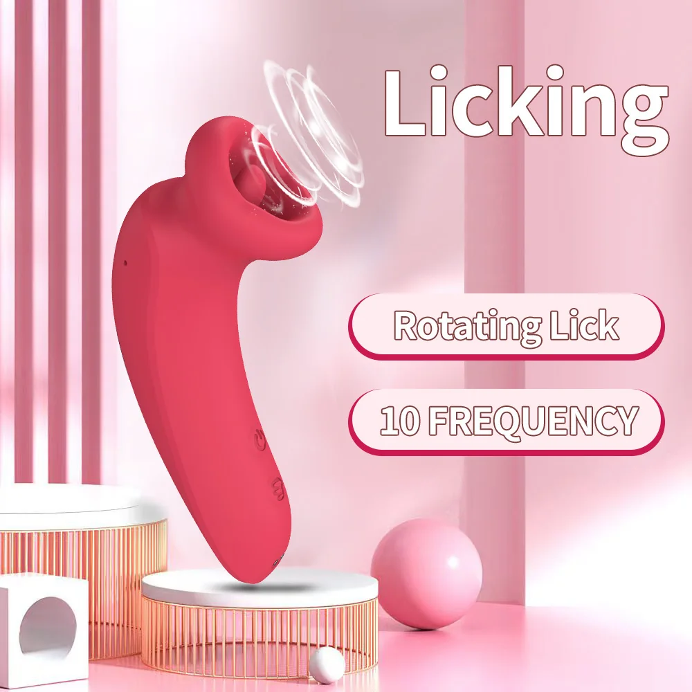 Women's Suction and Tongue-Style Vibrating Clitoral Stimulator — product detail