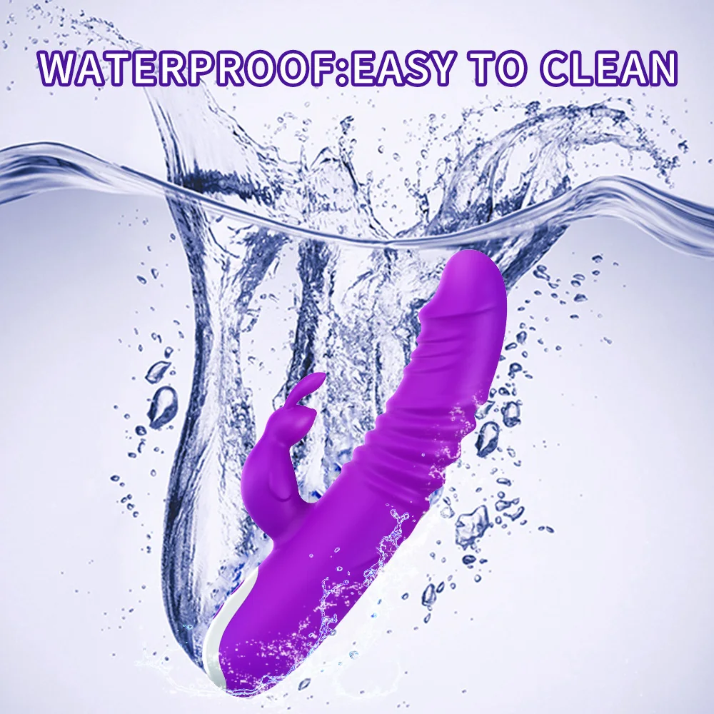 Women's Rabbit Vibrator and G-Spot Massager, 21.5 cm — product detail