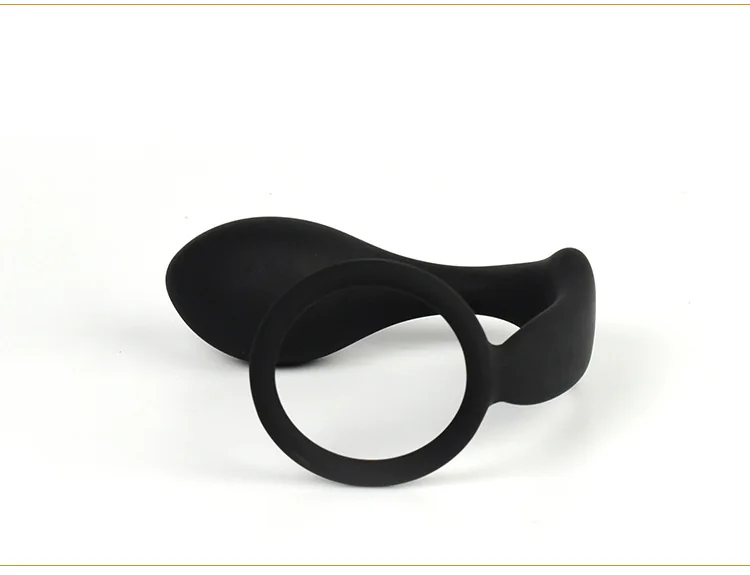 Men's Silicone Prostate Massager, Anal Plug and Cock Ring — product detail