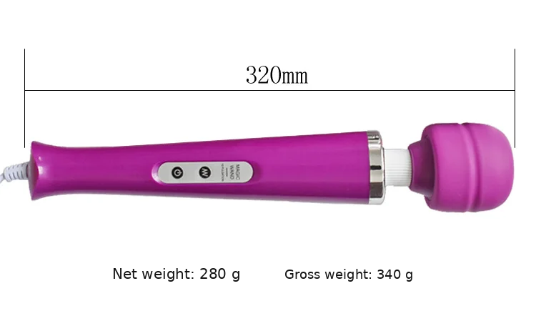 Large Rechargeable Vibrating Wand for Women — product detail