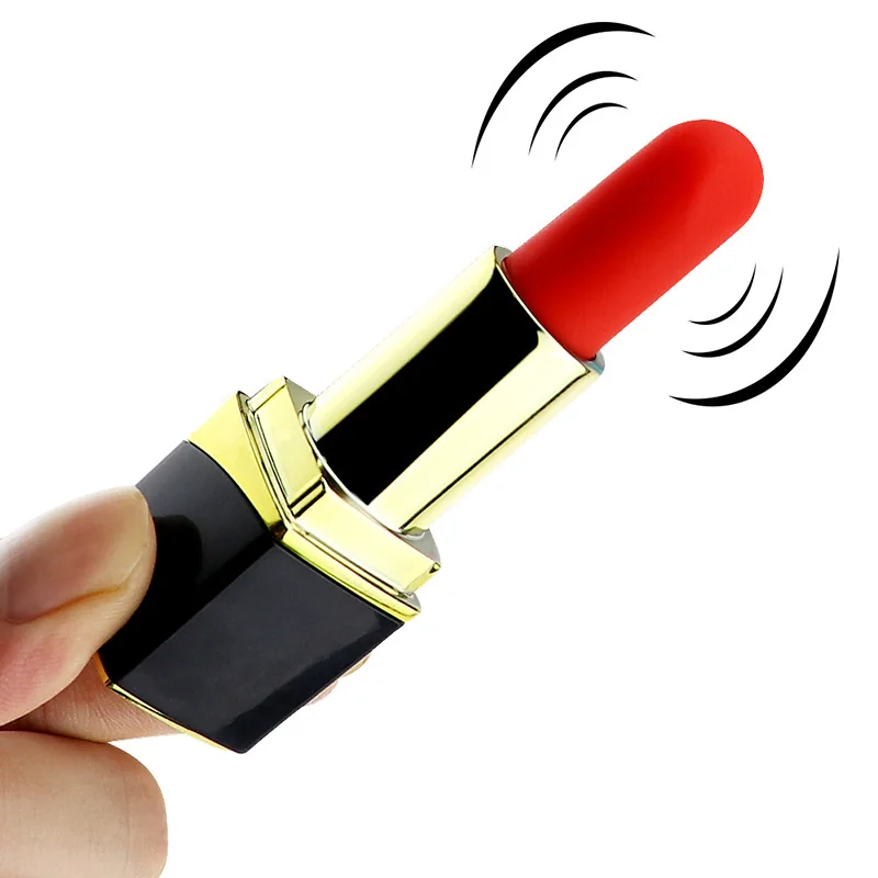 Wireless Lipstick-Style Bullet Vibrator for Women, 2.4 × 2.4 × 9.2 cm — product detail