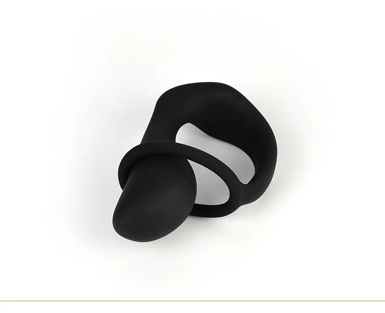 Men's Silicone Prostate Massager, Anal Plug and Cock Ring — product detail