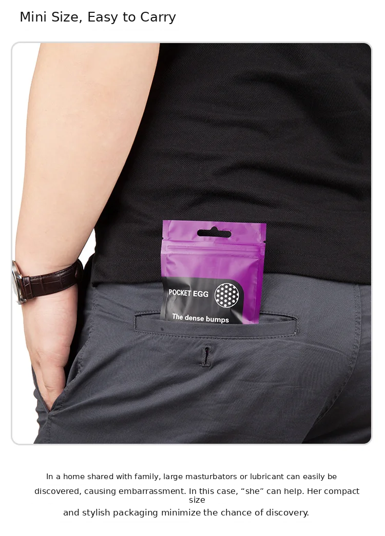 Portable Men's Egg Masturbator Sleeve — product detail