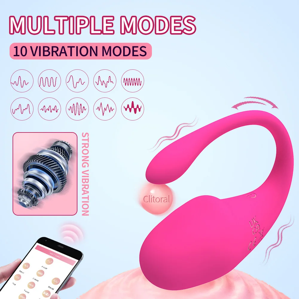 Wireless App-Controlled Wearable G-Spot Vibrator