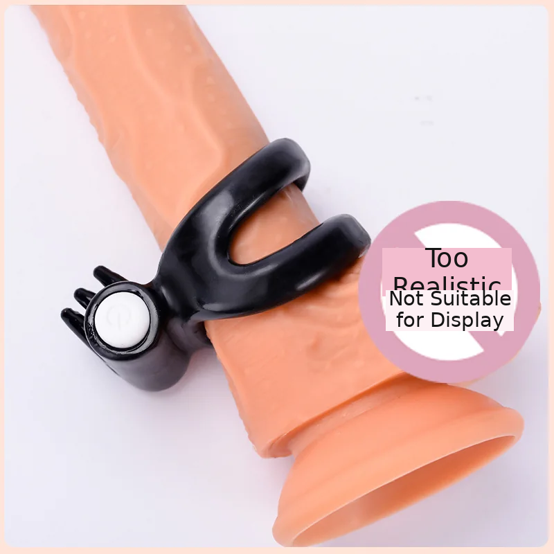 Dual-Ring Vibrating Penis Ring for Couples — product detail