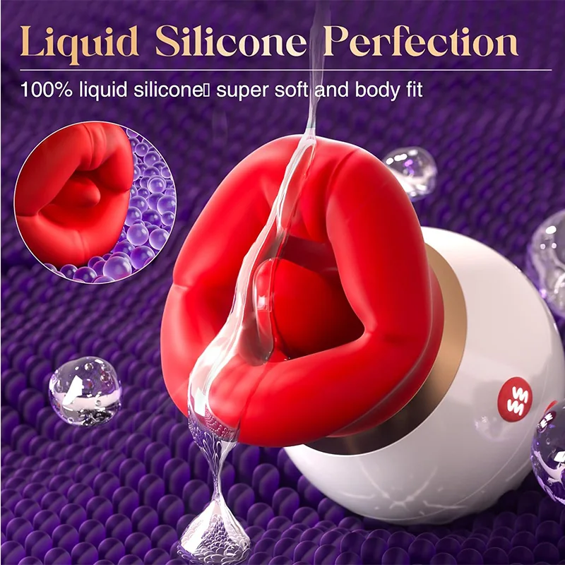 Tongue-Style Licking, Suction and Vibrating Adult Toy for Women — product detail