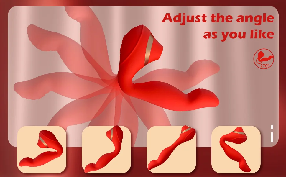 7-Mode Vibrating, Thrusting & Suction Massager — product detail
