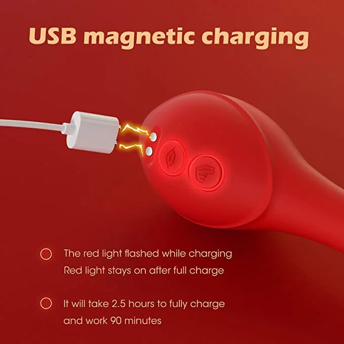 7-Mode Vibrating, Thrusting & Suction Massager — product detail