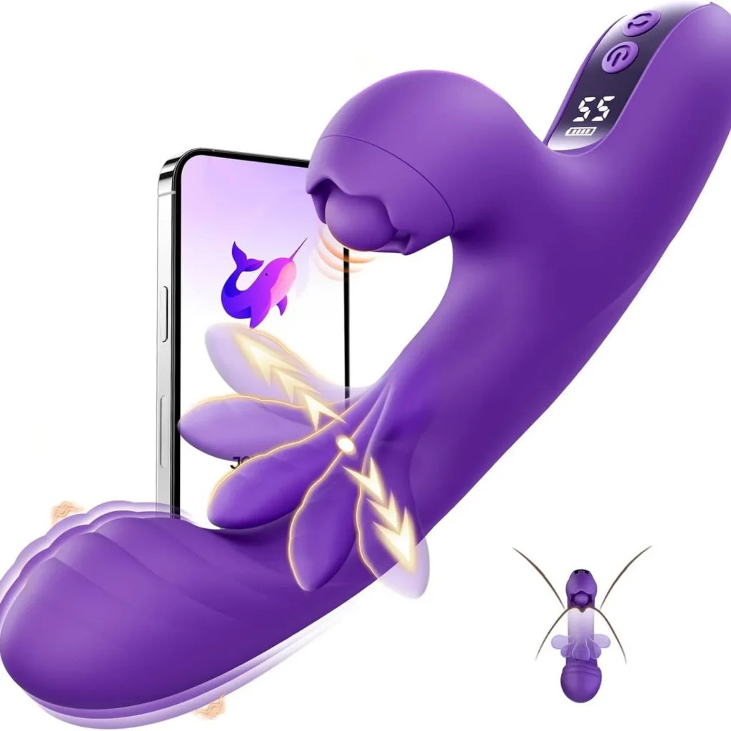 App-Controlled Digital Display G-Spot Vibrator