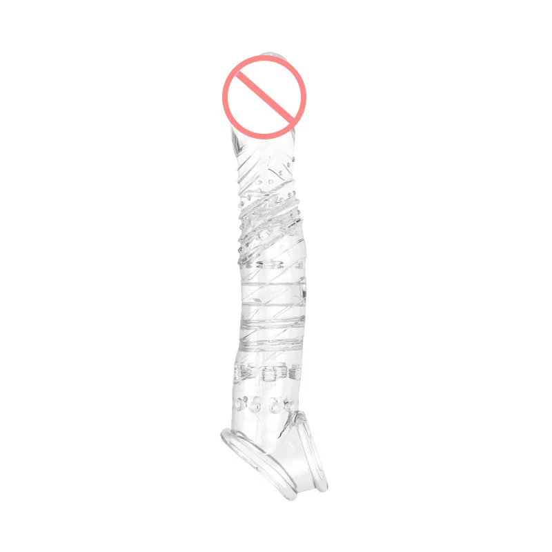 Men's Tiger-Style Penis Sleeve and Cock Ring