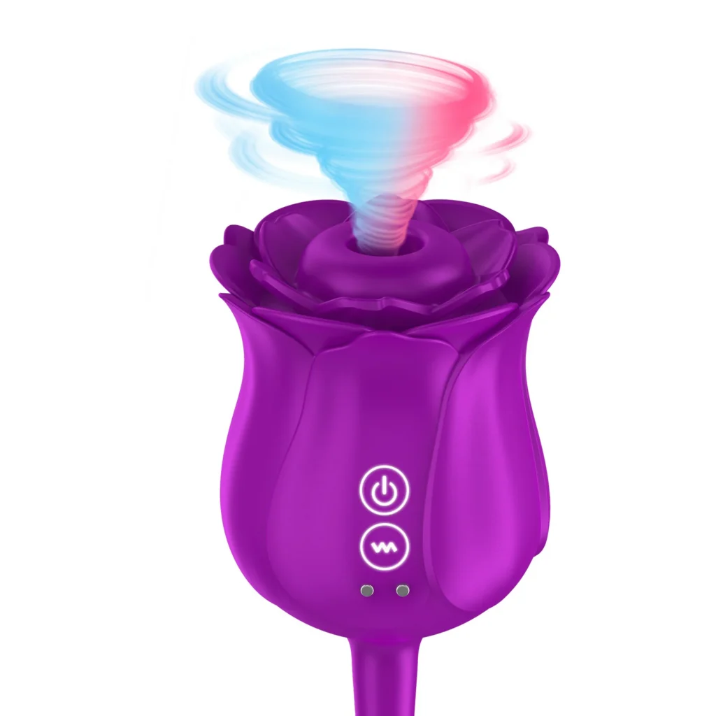 Rose-Style Suction Vibrator