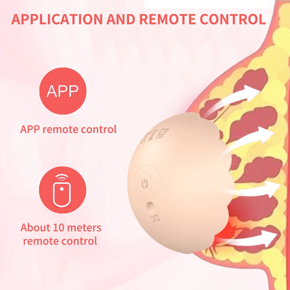 App-Controlled Vibrating Nipple Stimulator