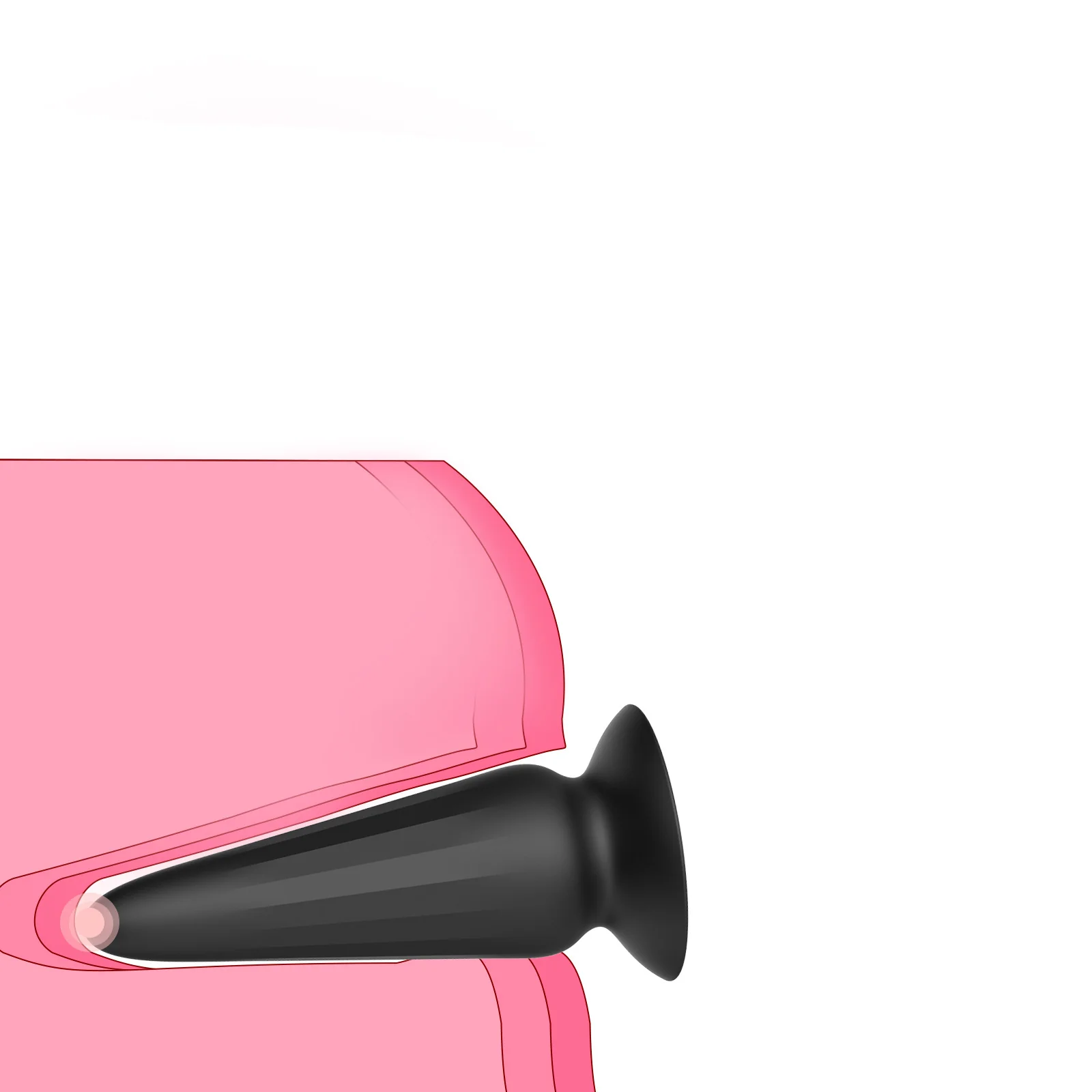 10-Mode Remote-Controlled Pointed Vibrating Anal Plug — product detail