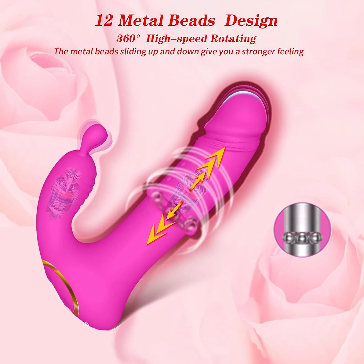 App-Controlled Wearable Rolling-Bead G-Spot Vibrator — product detail