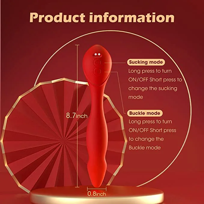 7-Mode Vibrating, Thrusting & Suction Massager — product detail