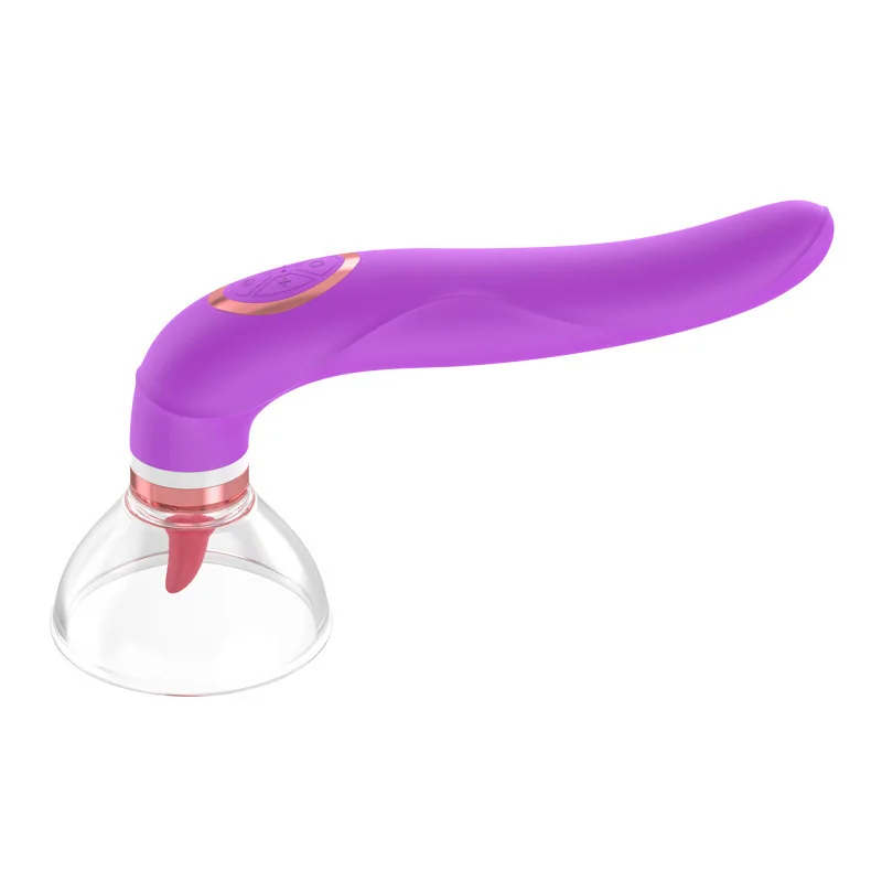 Silicone Tongue-Style Suction & Vibration Stimulator