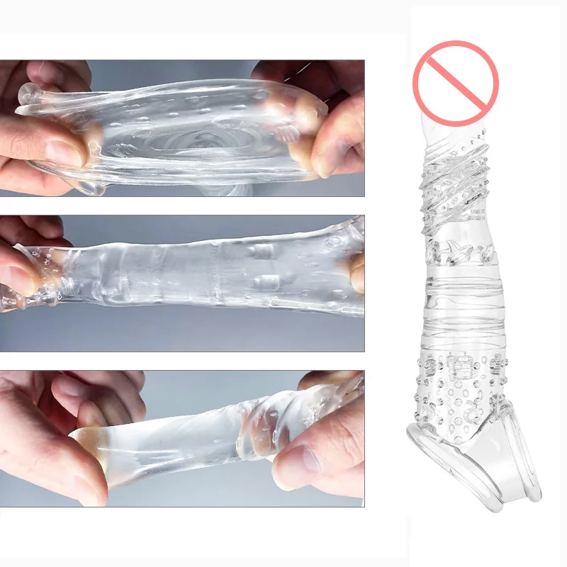 Men's Tiger-Style Penis Sleeve and Cock Ring — product detail