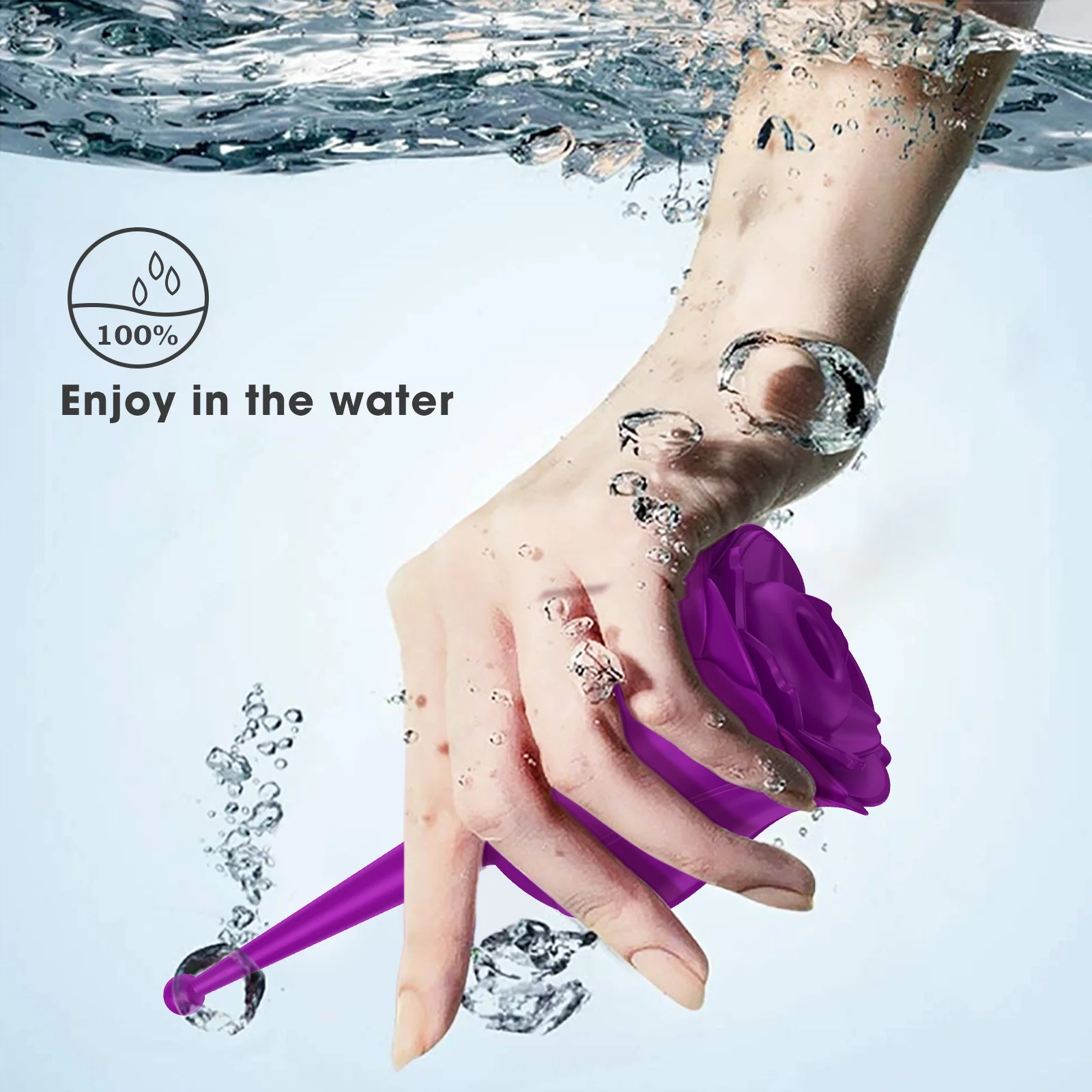 Rose-Style Suction Vibrator — product detail