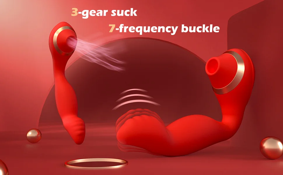 7-Mode Vibrating, Thrusting & Suction Massager — product detail