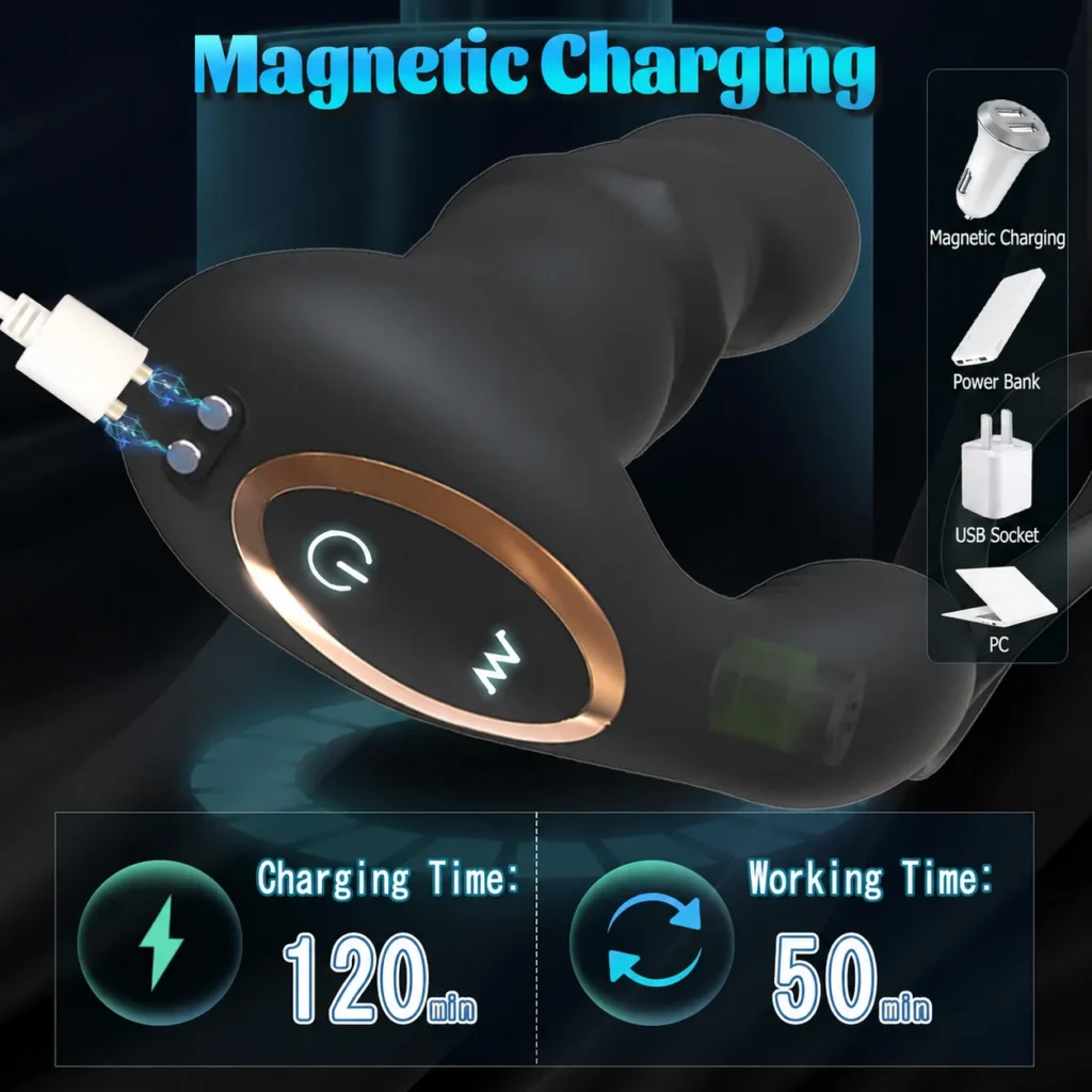 10-Mode Wireless Remote-Controlled Male Prostate Massager