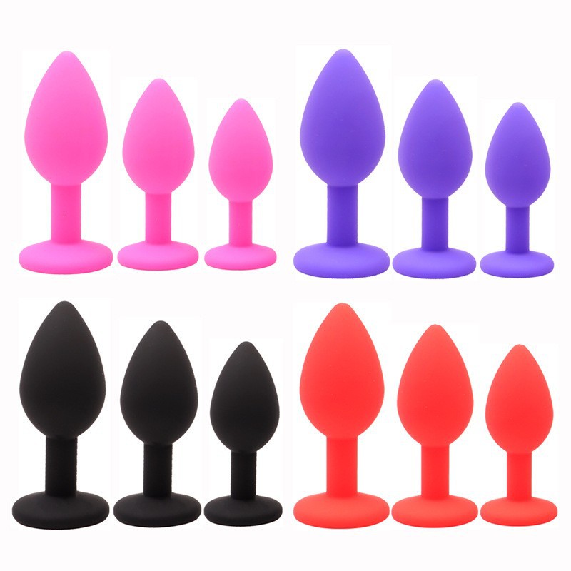 Silicone Butt plug Sex toy Wearable Anal Unisex Adult Anal Plug Toy