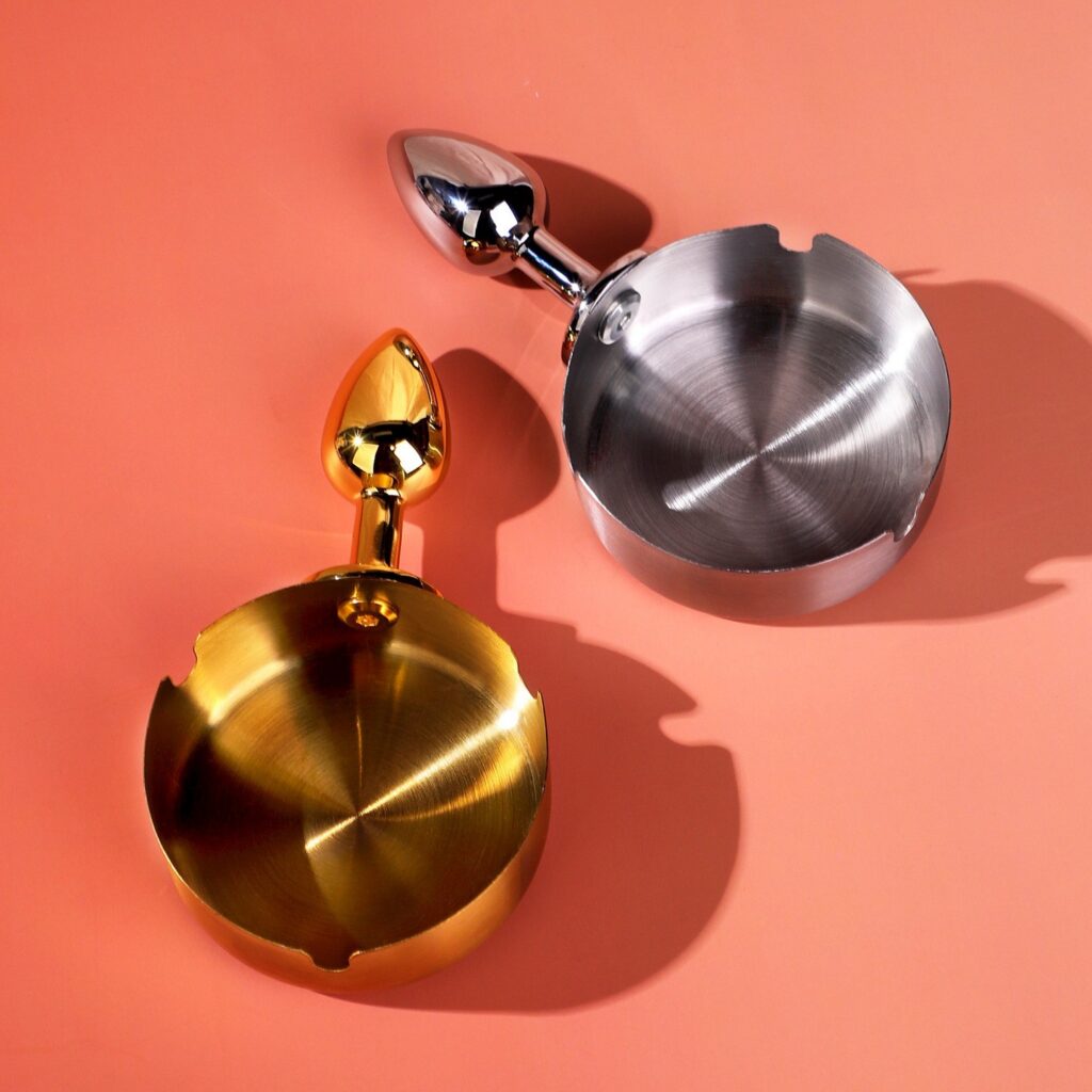 Adult SM Metal Butt plug Anal Toy Masturbation Toy Punishment Toy