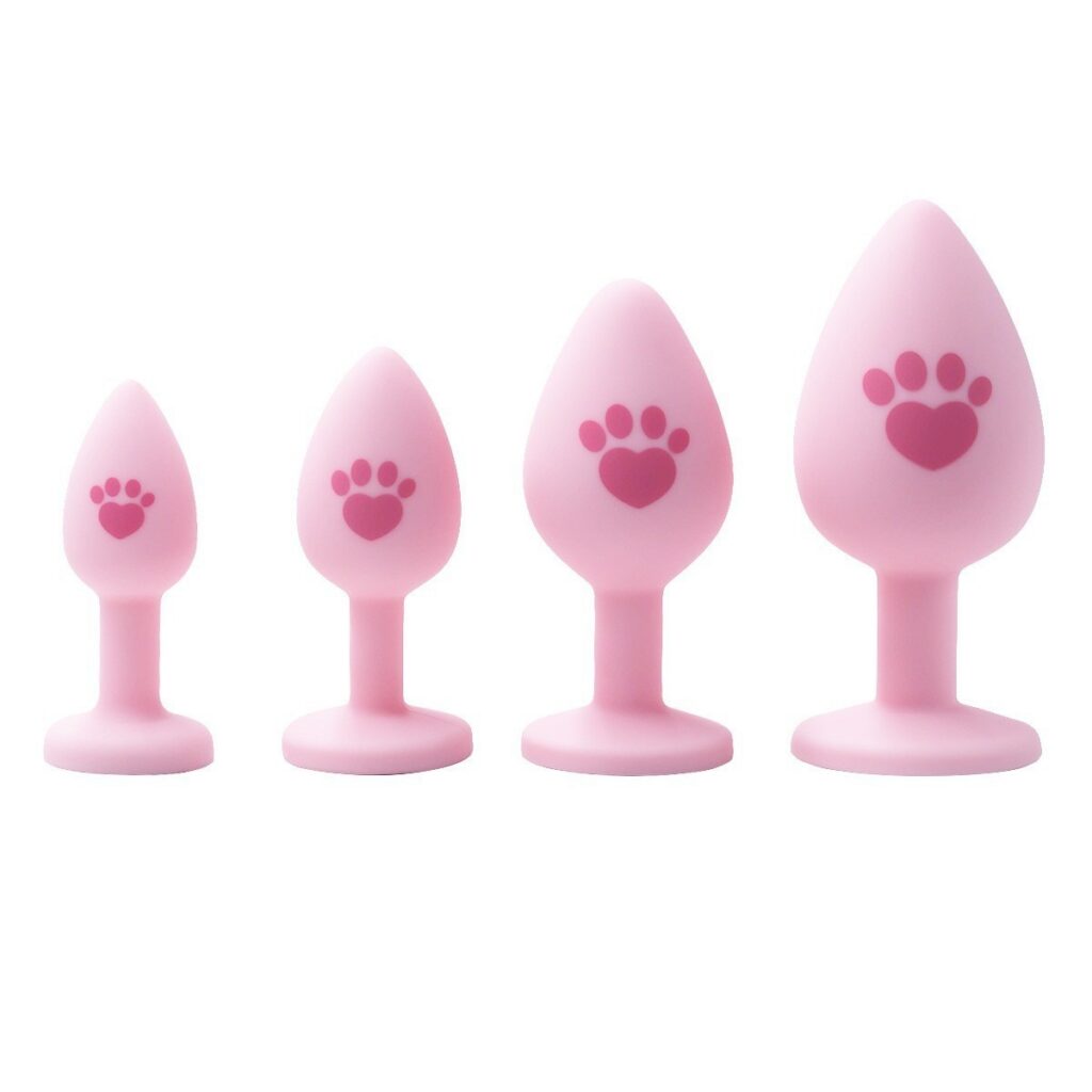 Silicone Butt plug Rhinestone Tail Silicone Butt plug Parts