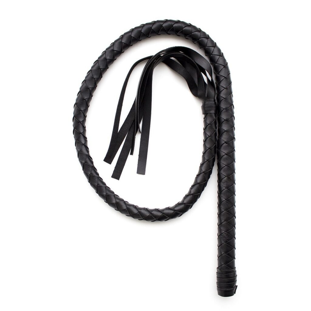 SM Handmade Whip Riding crop Black Whip Adult Game