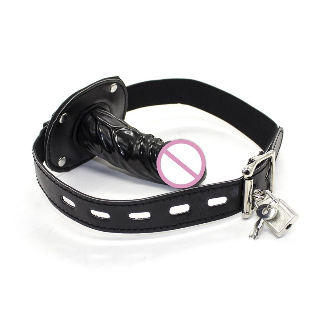 Lockable Dildo Gag - Long or Short Style