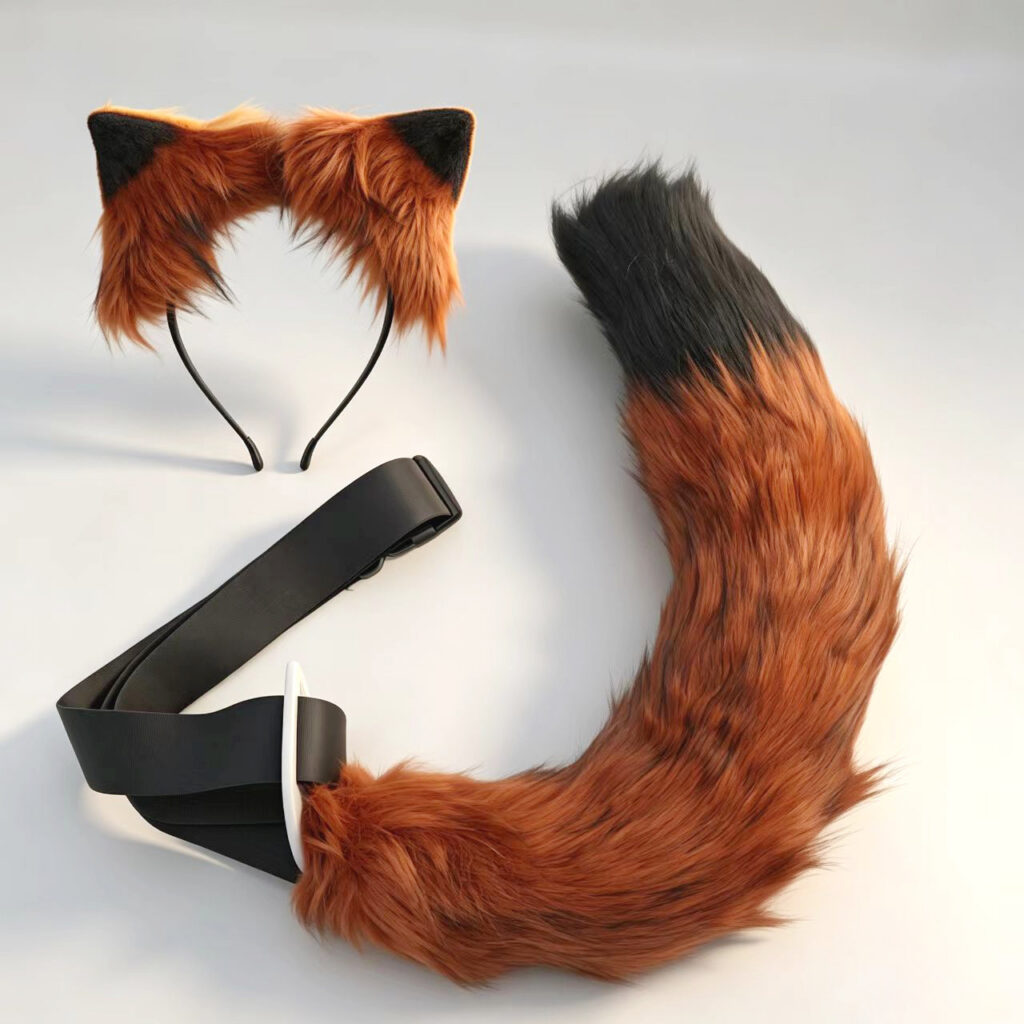 Cosplay Set Prop Animal Fox Headband Tease Accessory