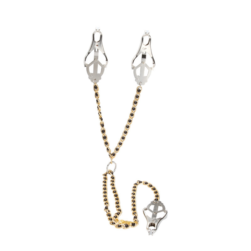 WILDTOY SM Bead-chain clamp Butterfly Nipple clamps