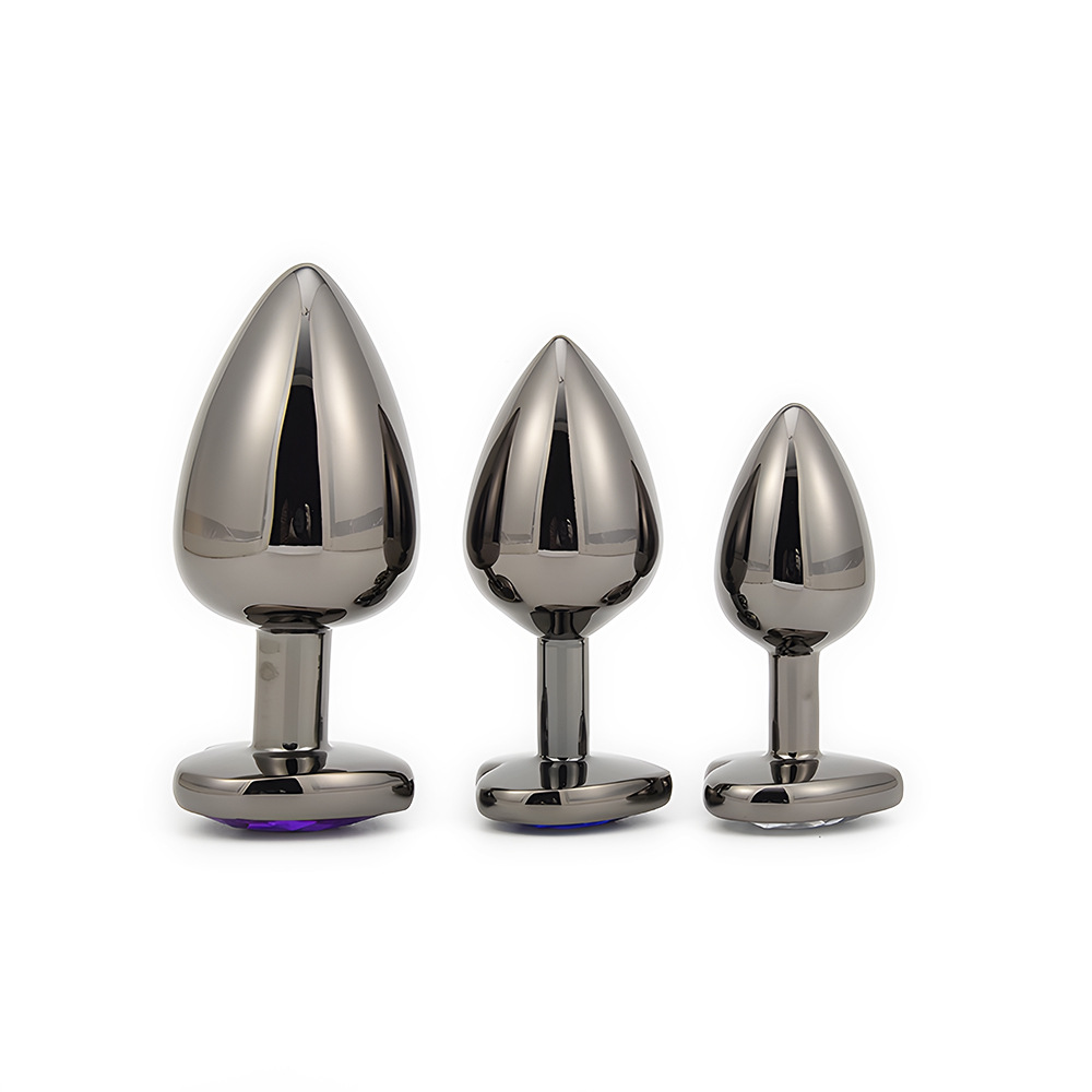 Rhinestone Butt plug Wearable Anal Masturbation Unisex Toy