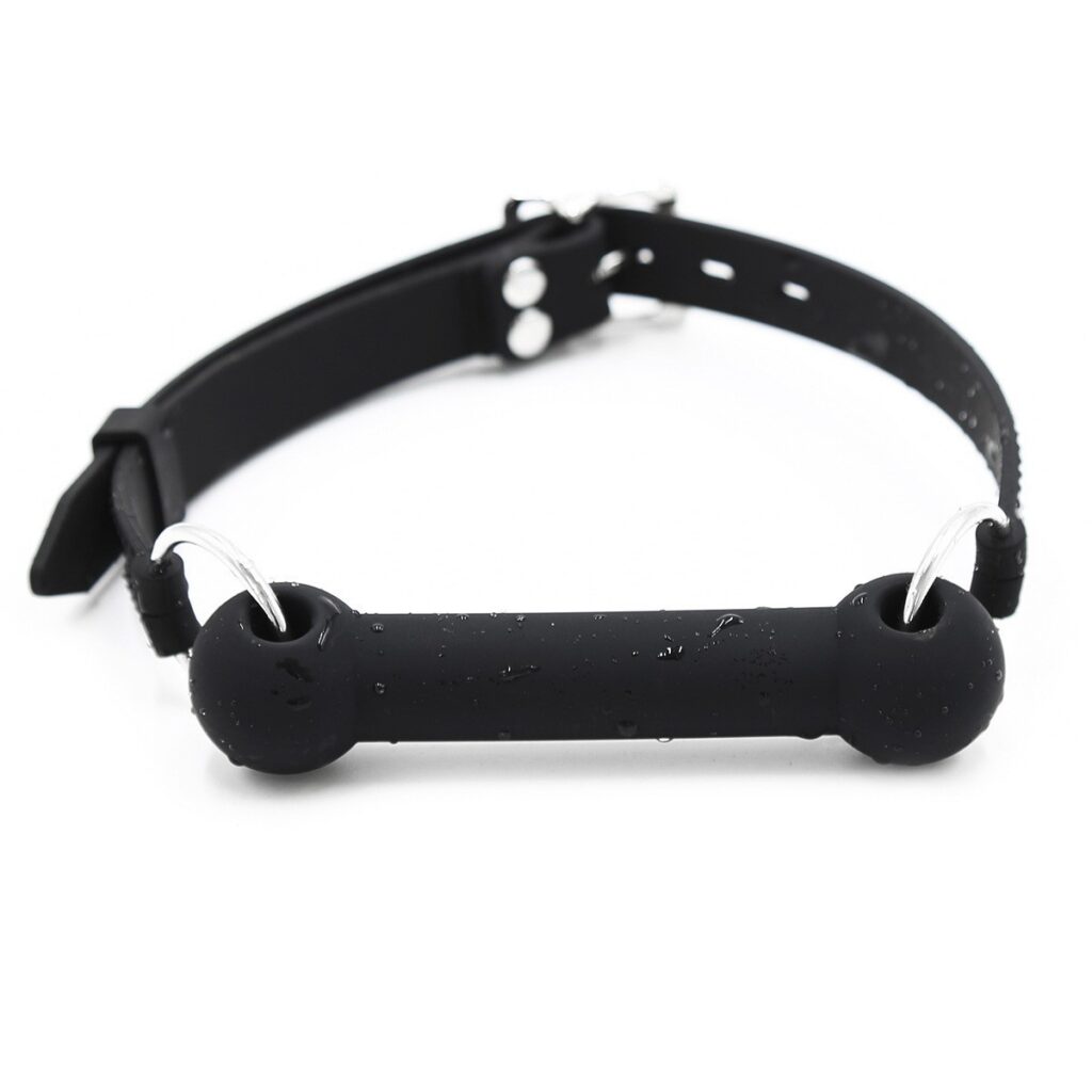 Bone Silicone Ball gag Mouth opener Mouth gag Plug Bone For women Ring Silicone