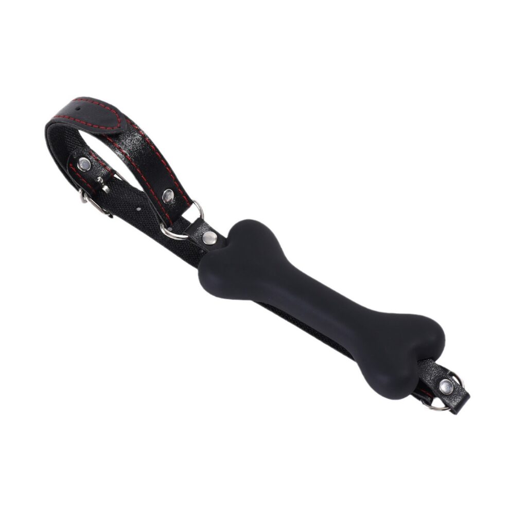 SM Silicone Bone Mouth gag Mouth gag Mouth opener Novelty toy Ball gag Toy