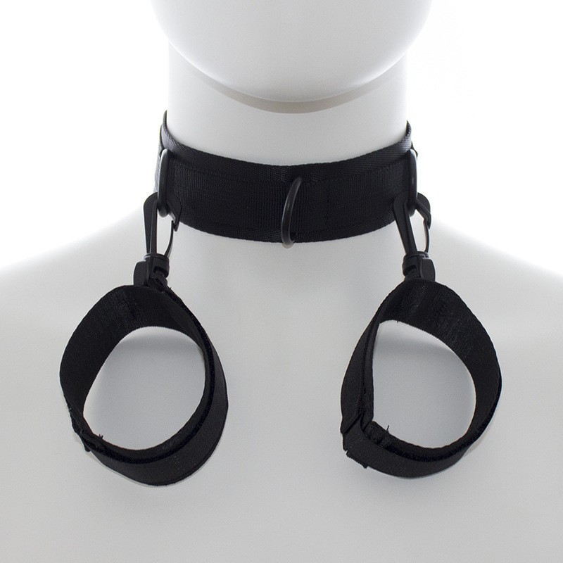 Collar Restraint Handcuffs Bondage Training SM Punishment Adult Prop