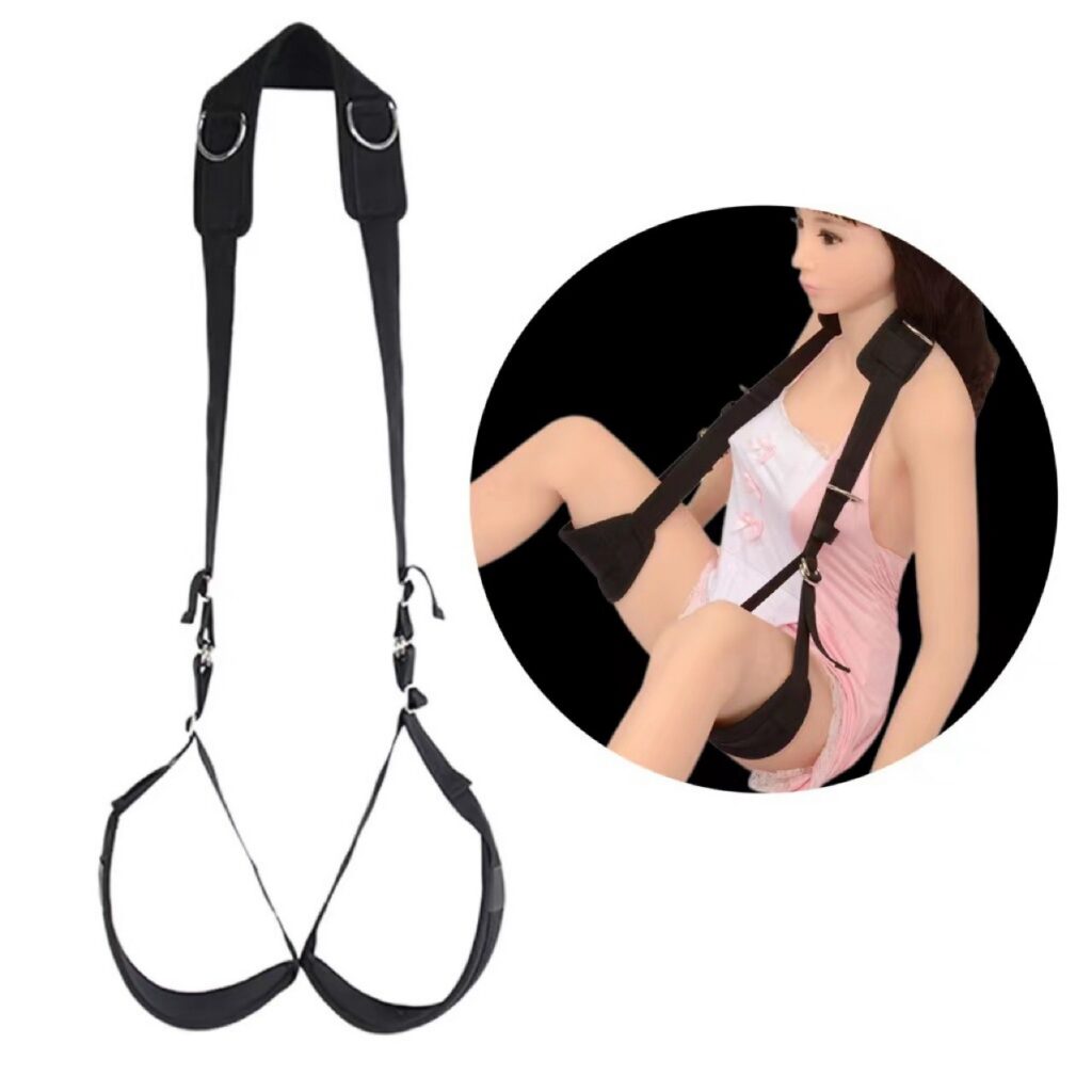 Adult SM Rhinestone Upgraded Ankle cuffs Leg spreader For women Alternative Restraint Tease Toy