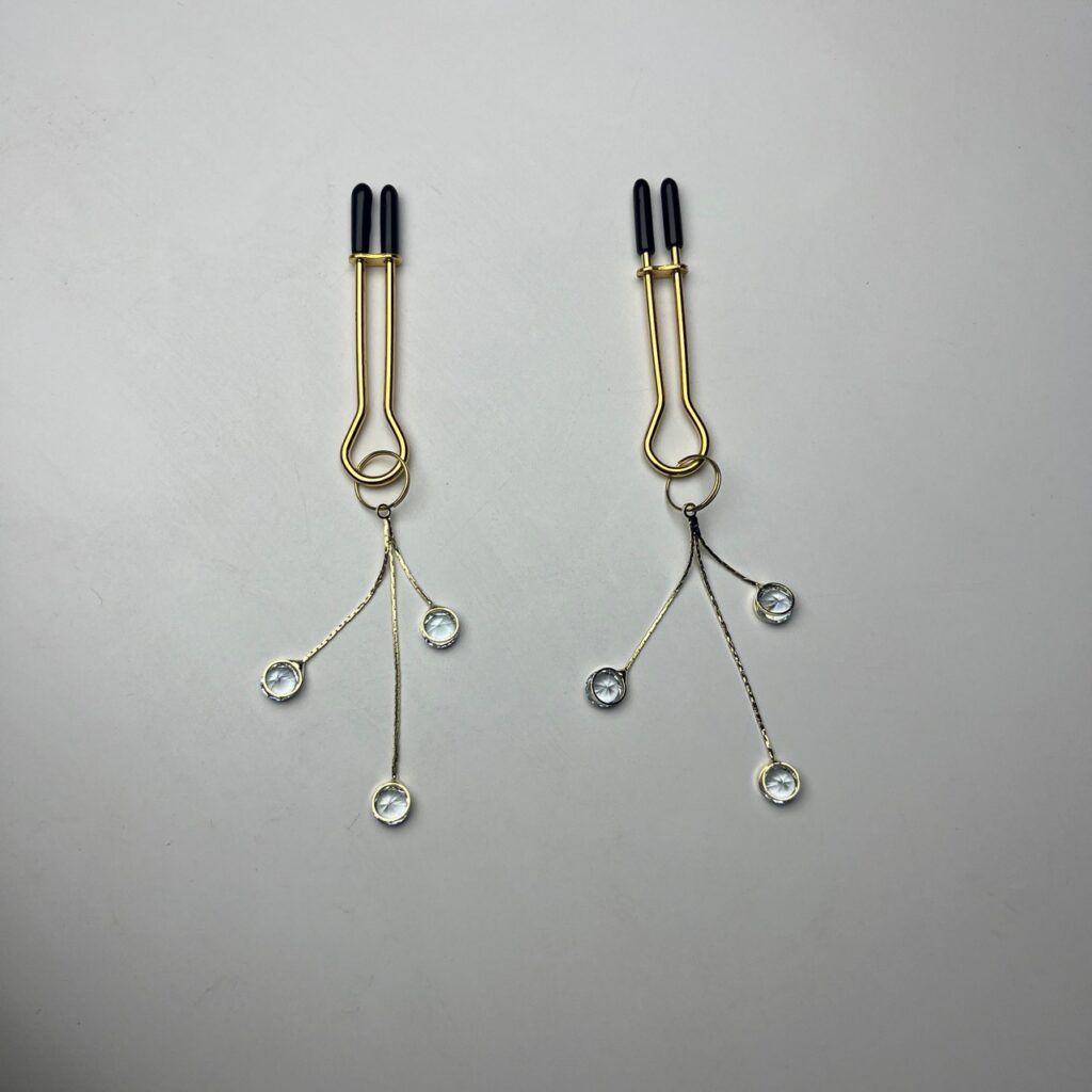 Decorative Nipple Clamps - Round and Star Options