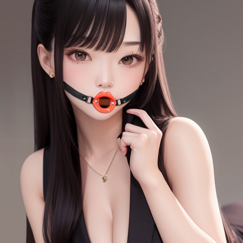 SM Prop Ball gag Couples Novelty toy Ball gag Adult Collar