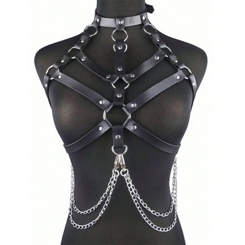 Couples Adult Leather Chain Restraint Chain