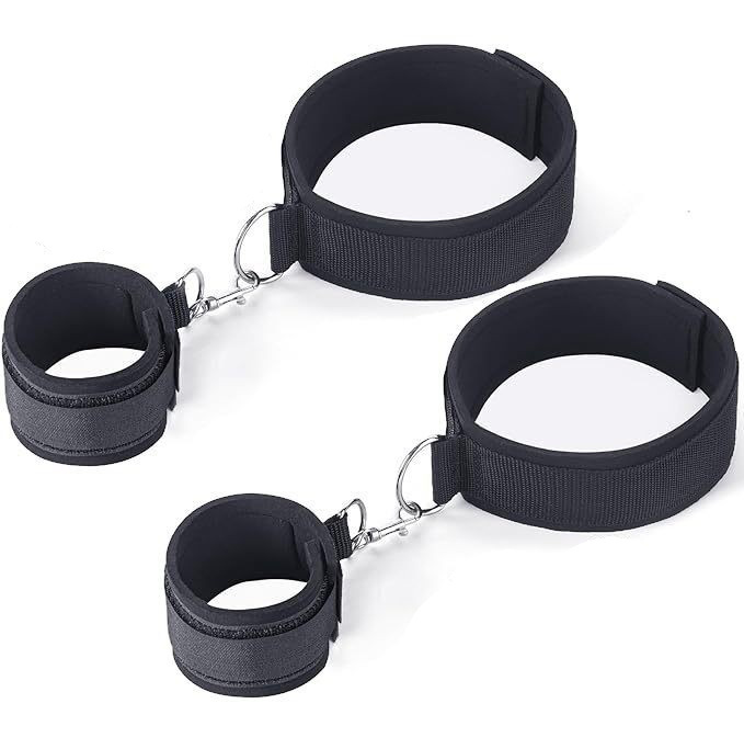 Adult SM Strap Couples Bondage restraint Ankle cuffs Training Prop