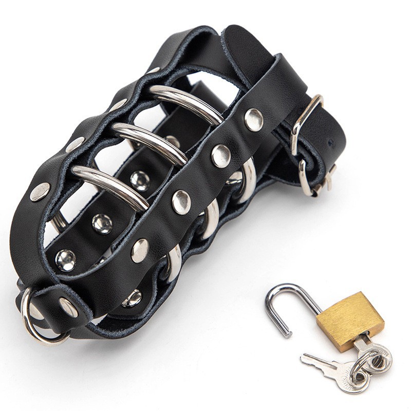 SM Prop For men Chastity cage Chastity Breathable Restraint Adjustable Alternative Adult Restraint