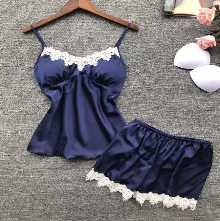 Lingerie Sexy Cute Maiden Two-piece Set Game Camisole Pajama Shorts