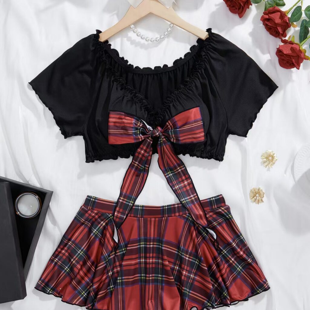 Uniform-Inspired Costume Lingerie - Style 1058